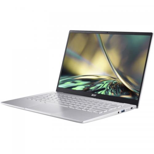 Laptop Acer Swift 3 SF314-44m, AMD Ryzen 5 5625U, 14inch, RAM 8GB, SSD 512GB, AMD Radeon Graphics, No OS, Pure Silver