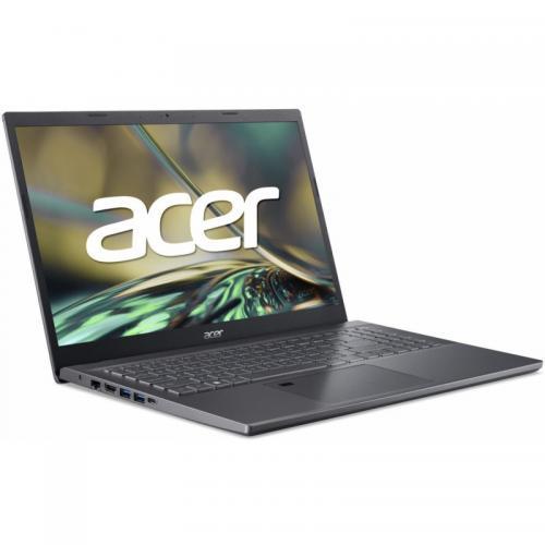 Laptop Acer Aspire 5 A515-57, Intel Core i5-1235U, 15.6inch, RAM 16GB, SSD 512GB, Intel Iris Xe Graphics, No OS, Steel Gray