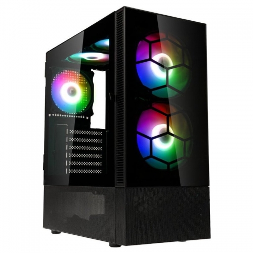 Carcasa Kolink Observatory MX Glass ARGB Black, Fara sursa