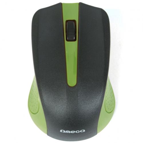 Mouse Optic Omega OM05G, USB, Black-Green