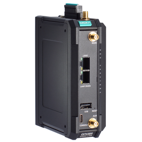 Router Wireless Moxa ONCELL G4302-LTE4-EU, 2 x LAN