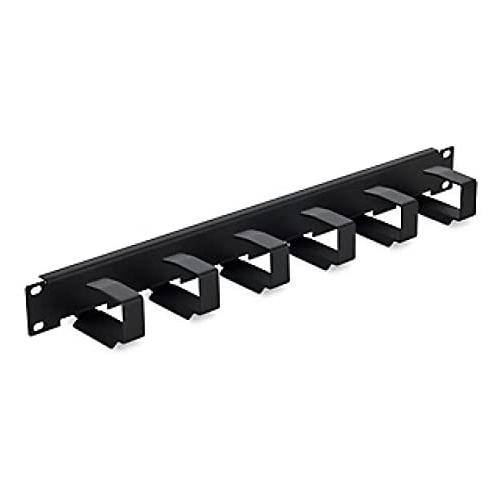 19' cable management panel 1U, 6x inele 70 x 27 mm