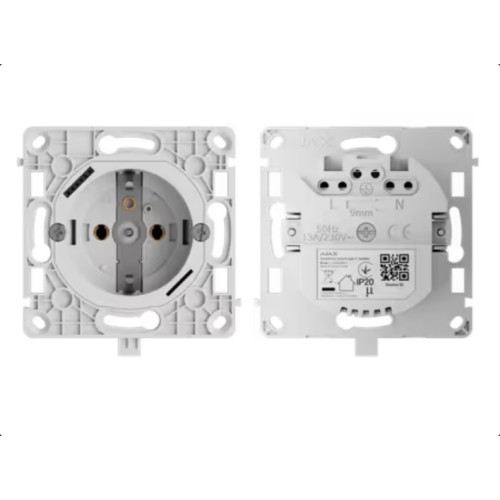 Priza inteligenta Ajax Outlet type F, Grey