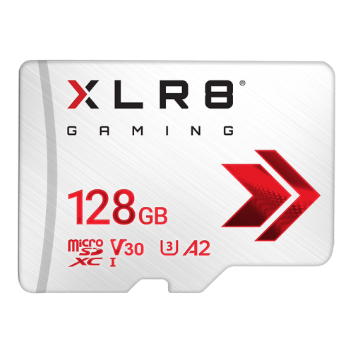 Memory Card microSDXC PNY XLR8 Gaming 128GB, Class 10, UHS-I U3, V30, A2