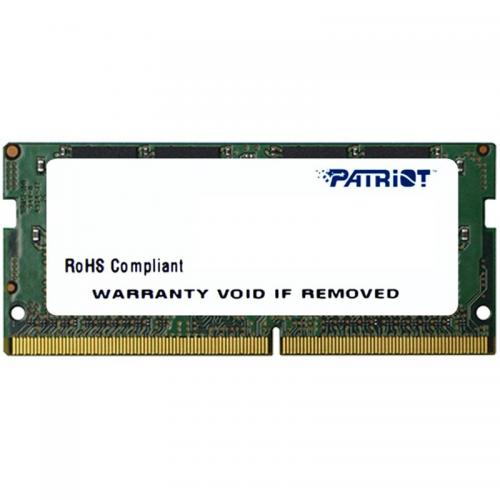 Memorie RAM notebook Patriot, SODIMM, DDR4, 4GB, CL17, 2400Mhz