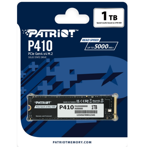 SSD Patriot P410, 1TB, PCIe Gen 4 x4, M.2