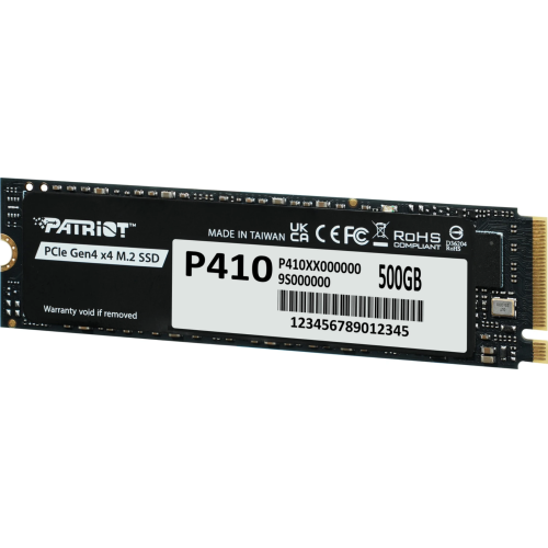 SSD Patriot P410, 500GB, PCIe Gen 4 x4, M.2