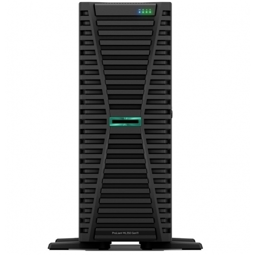 Server HP ProLiant ML350 Gen11, Intel Xeon Silver 4514Y, RAM 64GB, HDD 2 x 2.4TB, HPE MR408i-o, PSU 2 x 1000W, No OS