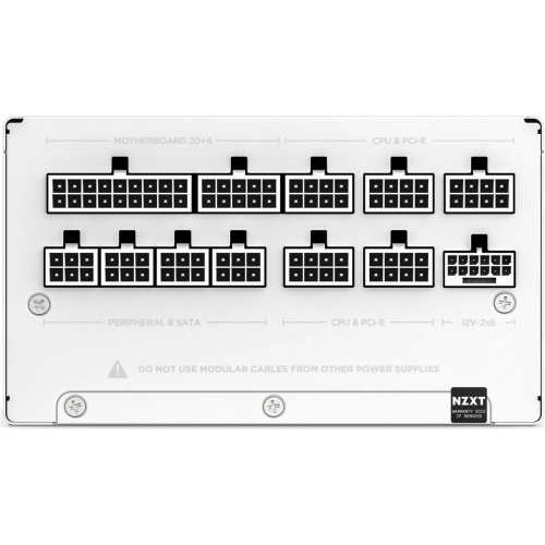 Sursa NZXT C Series C1200 Gold White Edition, 1200 W