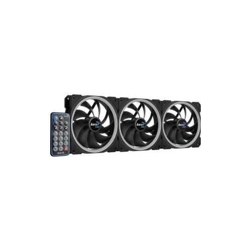 Pachet ventilatoare Aerocool Orbit RC ARGB, 20LED, 120mm