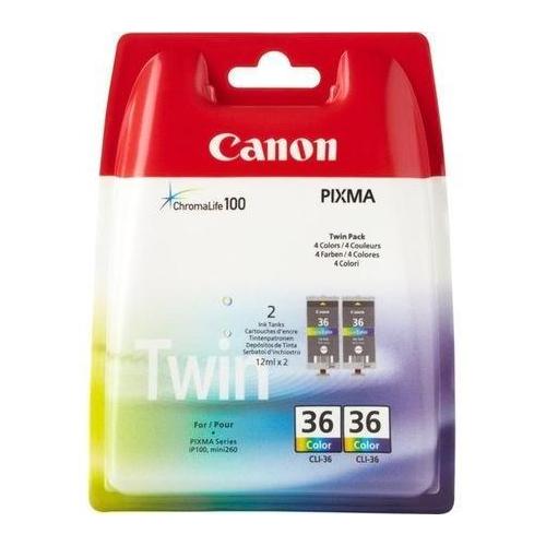 Pack Cartuse Canon CLI-36 Color 1511B018