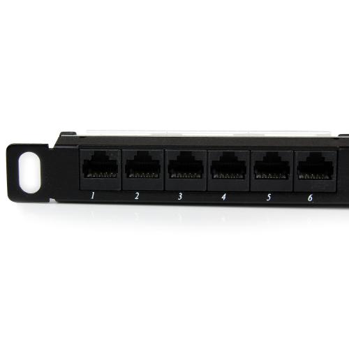 Patch Panel Startech PANELHU24, 19inch, 24x porturi, Black