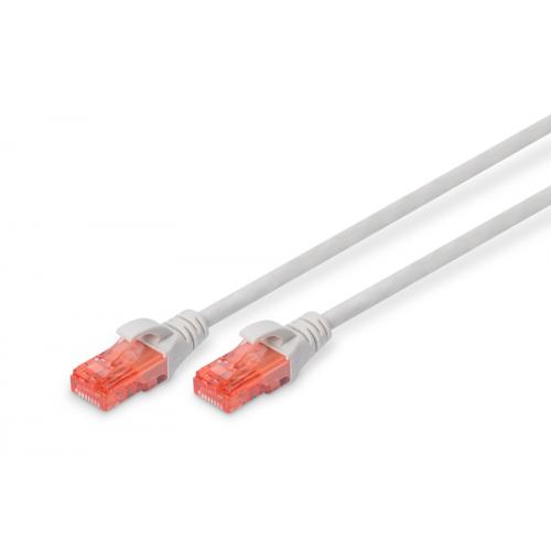 Patch Cord ASSMANN, Cat6, U/UTP, 0.25m, White
