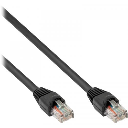 Patch cord Inter-Tech LC10000BK, Cat5, UTP, 10m, Black