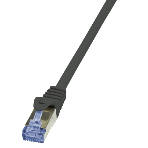 Patch Cord LogiLink CQ3043S, Cat.6A 10G S/FTP PIMF PrimeLine, 1.5m, Black