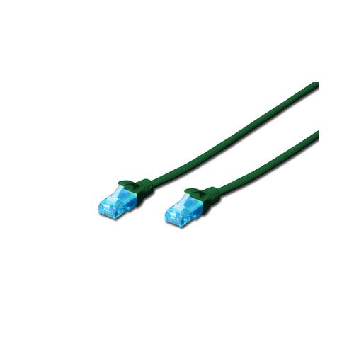 Patchcord Digitus Premium, U/UTP, CAT5e, 1m, Green