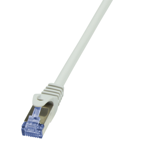 Patchcord Logilink, Cat.6A, S/FTP, 0.25m, Grey