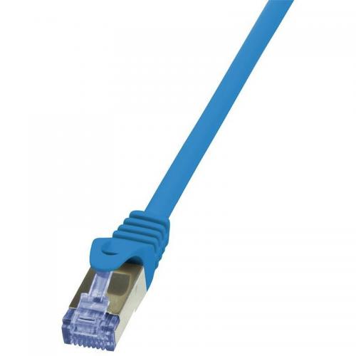Patchcord Logilink, Cat6A, S/FTP, 0.50m, Blue