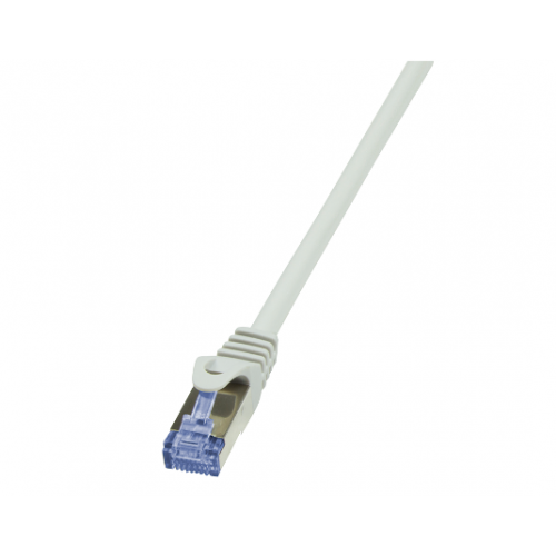 Patchcord Logilink CQ4012S, S/FTP, Cat6a, 0.25m, White