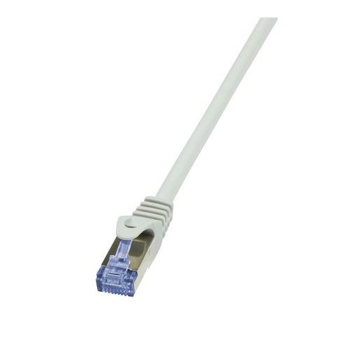 Patchcord Logilink CQ4032S, S/FTP, Cat6a, 1m, White