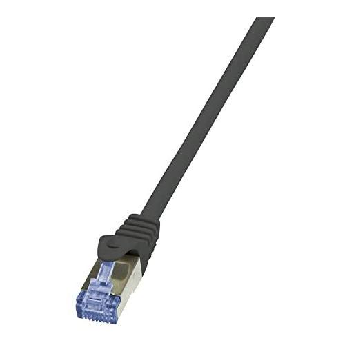 Patchcord Logilink CQ4123S, S/FTP, Cat6a, 30m, Black