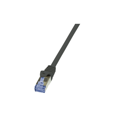 Patchcord Logilink RJ45, S/FTP, Cat.6A, 30m, Black