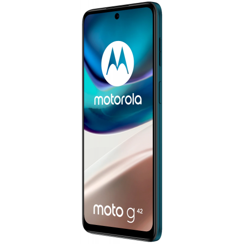 Telefon Mobil Motorola Moto G42 Dual SIM, 64GB, 4GB RAM, 4G, Atlantic Green