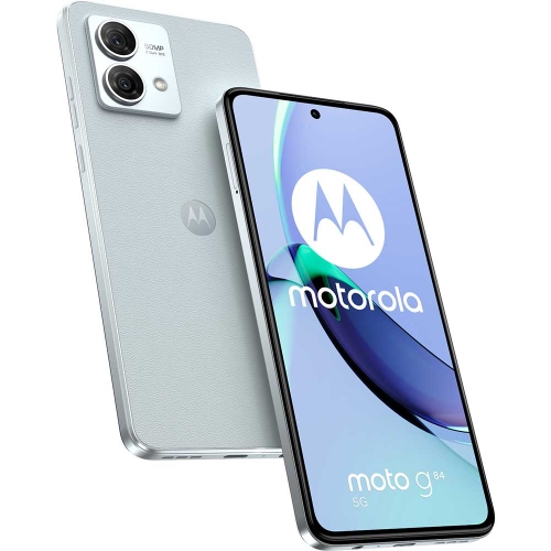Telefon Mobil Motorola Moto G84 Dual SIM, 256GB, 12GB RAM, 5G, Marshmallow Blue