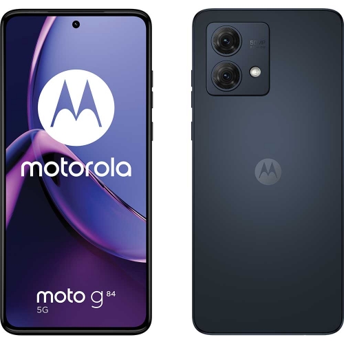 Telefon Mobil Motorola Moto G84 Dual SIM, 256GB, 12GB RAM, 5G, Midnight Blue