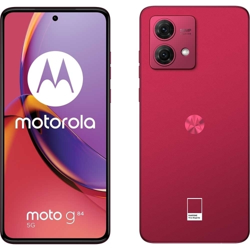 Telefon Mobil Motorola Moto G84 Dual SIM, 256GB, 12GB RAM, 5G, Viva Magenta