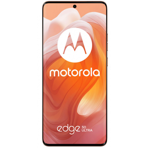 Telefon Mobil Motorola Edge 50 Ultra, Dual SIM, 1TB, 16GB RAM, 5G, Peach Fuzz