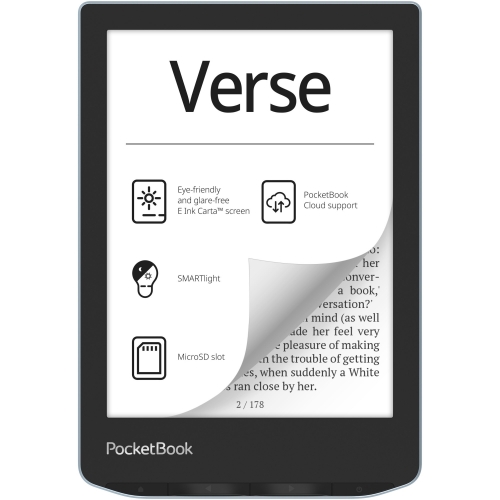 eBook Reader PocketBook Verse PB629, 6inch, 8GB, Bright Blue
