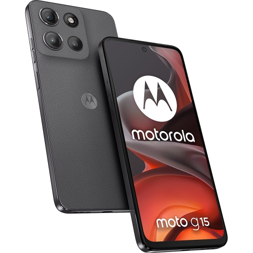 Telefon Mobil Motorola Moto G15, Dual SIM, 128GB, 8GB RAM, 4G, Gravity Grey