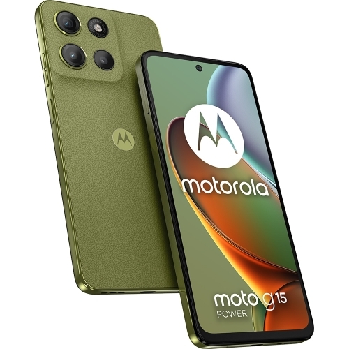 Telefon Mobil Motorola Moto G15 Power, Dual SIM, 256GB, 8GB RAM, 4G, Iguana Green