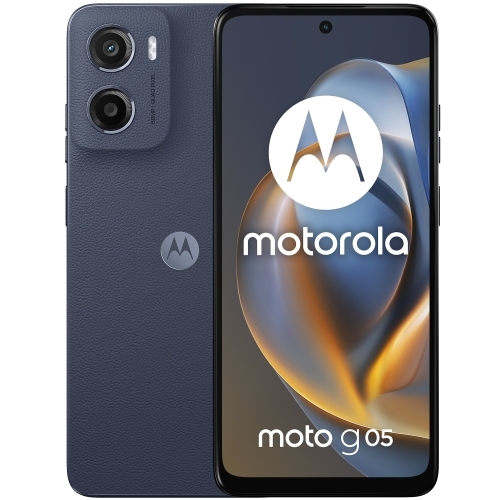 Telefon Mobil Motorola Moto G05, Dual SIM, 128GB, 4GB RAM, 4G, Denim Blue