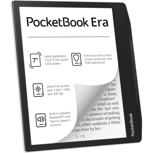 eBook Reader PocketBook Era, 7inch, 16GB, Black-Stardust Silver