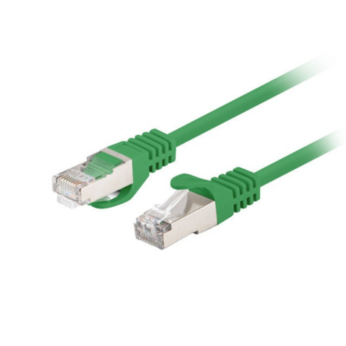 Patch Cord Lanberg PCF6-20CC-0050-G, CAT.6, FTP, 0.5 m, Green, 10buc