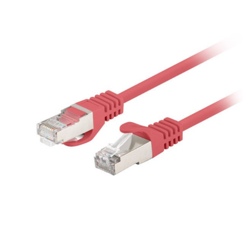Patch Cord Lanberg PCF6-20CC-0100-R, Cat.6, FTP, 1 m, Red, 10buc
