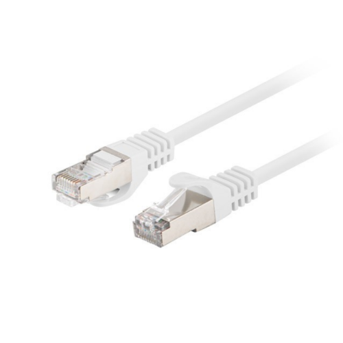 Patch Cord Lanberg PCF6-20CC-0100-W, Cat.6, FTP, 1 m, White, 10buc