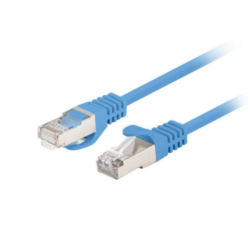 Patch Cord Lanberg PCF6-20CC-0200-B, CAT.6, FTP, 2 m, Blue, 10buc