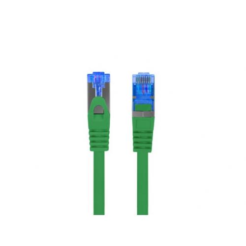 Patchcord Lanberg PCF6A-10CC-0050-G, Cat.6A, S/FTP, 0.5m, Green
