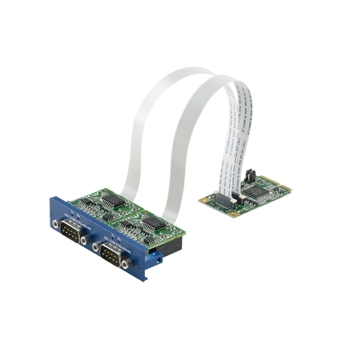 iDoor Module Advantech PCM-24D2R2 2-Ports Isolated RS-232 mPCIe, DB9