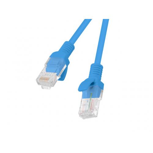 Patchcord Lanberg PCU5-10CC-0050-B, Cat5e, U/UTP, 0.5m, Blue