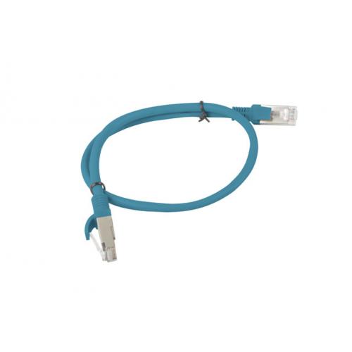 Patchcord Lanberg PCU5-10CC-0050-B, Cat5e, U/UTP, 0.5m, Blue