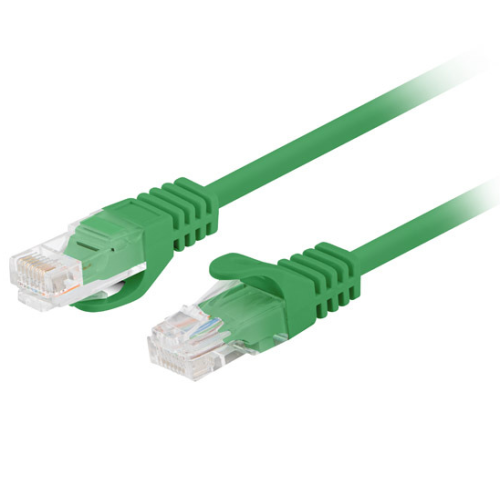 Patch Cord Lanberg PCU6-20CC-0150-G, U/UTP, Cat. 6, 1.5 m, Green, 10 bucati