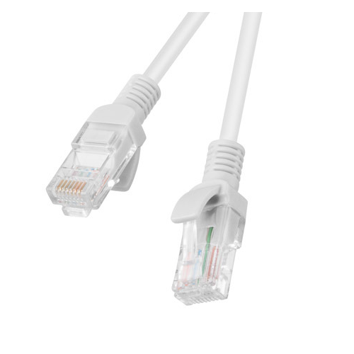 Patch Cord Lanberg PCU6-20CC-0300-S, U/UTP, Cat. 6, 3 m, Gray, 10 bucati