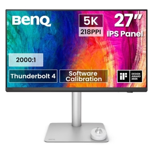 Monitor LED Benq, PD2730S, 27 inch, 5120 x 2880 pixeli, 5 ms GTG, White Silver