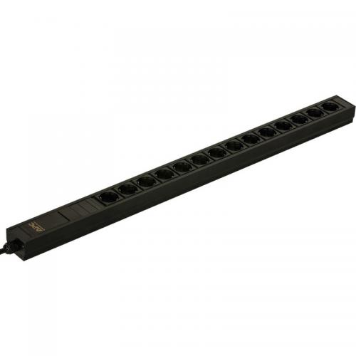 APC Easy Rack PDU, Basic, 0U, 1 Phase, 3.7kW, 230V, 16A, 14 x SCHUKO outlets, IEC60884 SCHUKO inlet