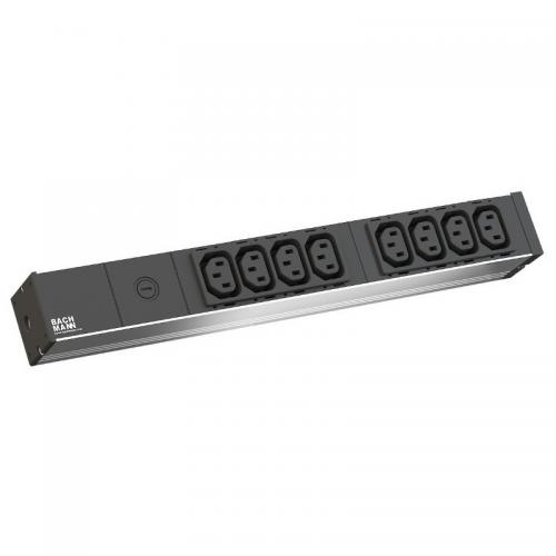 Bachmann IT PDU 8xIEC C13 1xsiguranta 10A , in Schuko,cordon 2,0m