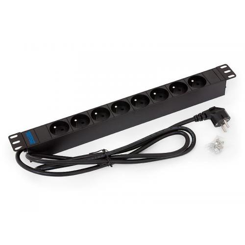 PDU Triton RAB-PD-X01-A1, 8x Schuko French, Black